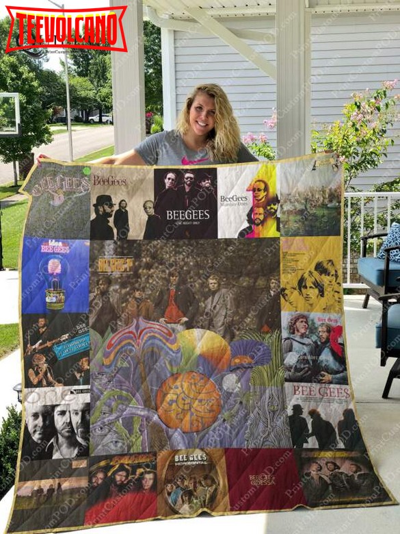 Bee Gees 3D Customized Quilt Blanket