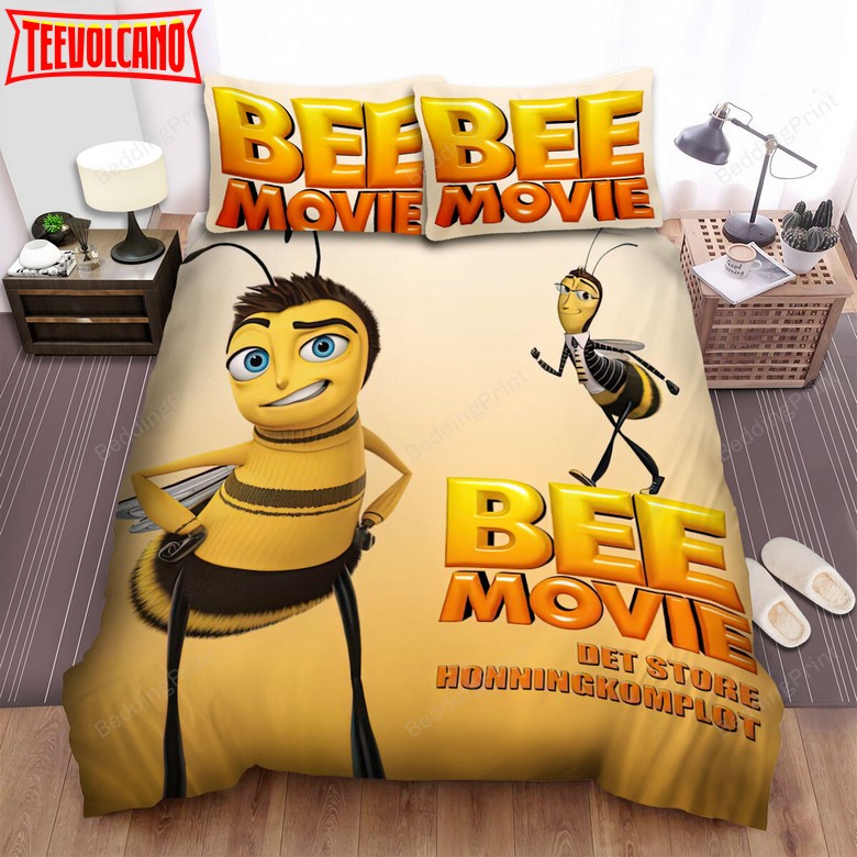 Bee Movie Poster 4 Bed Sheets Duvet Cover Bedding Sets