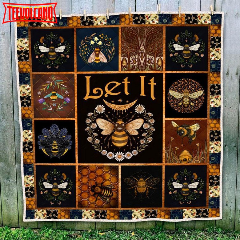 Bee Sweet Honey Bee 3D Quilt Blanket