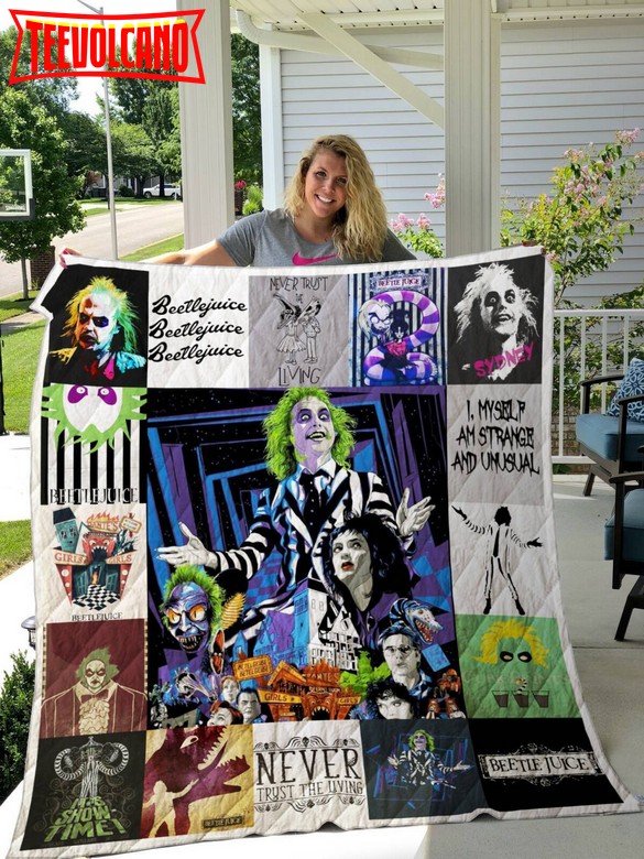 Beetlejuice 3D Customized Quilt Blanket