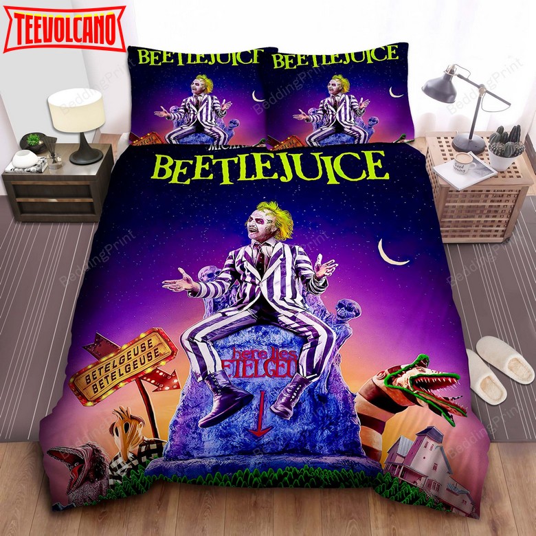 Beetlejuice Bed Sheets Duvet Cover Bedding Sets