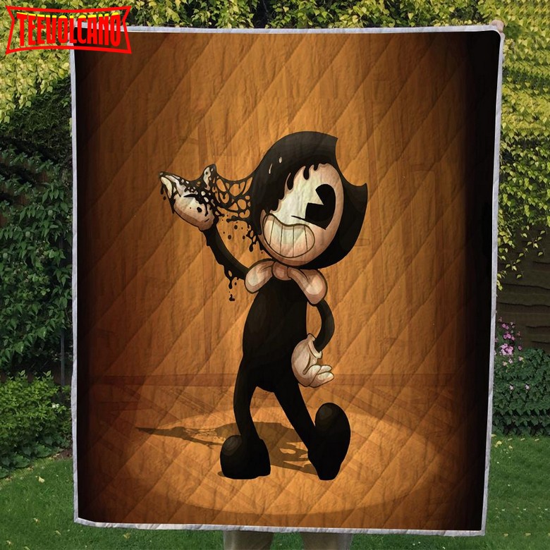 Bendy And The Ink Machine3 Style 3D Customized Quilt Blanket