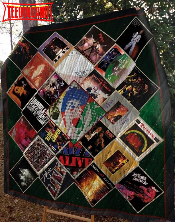 Best Live Albums Of The 70S Quilt Blanket