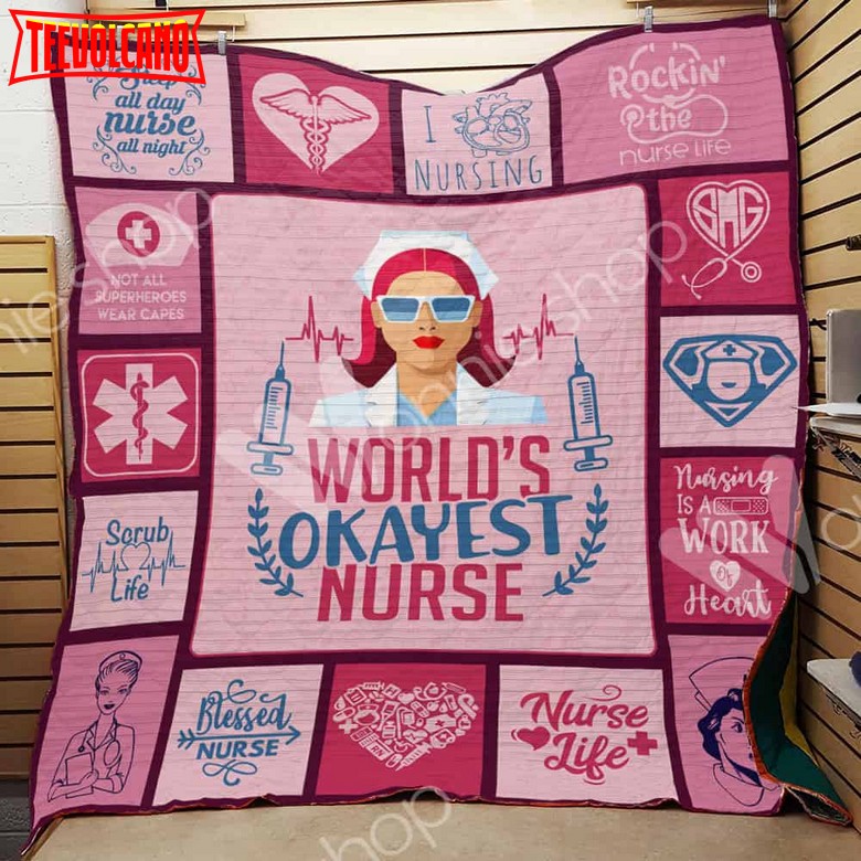 Best Nurse 3D Customized Quilt Blanket