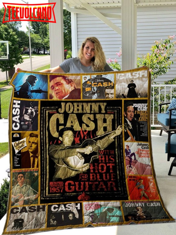 Best Of Johnny Cash 3D Customized Quilt Blanket