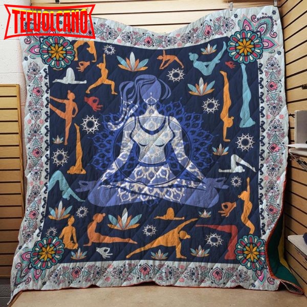 Best Yoga 3D Customized Quilt Blanket