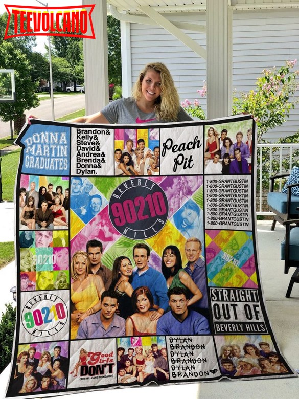 Beverly Hills, 3D Quilt Blanket