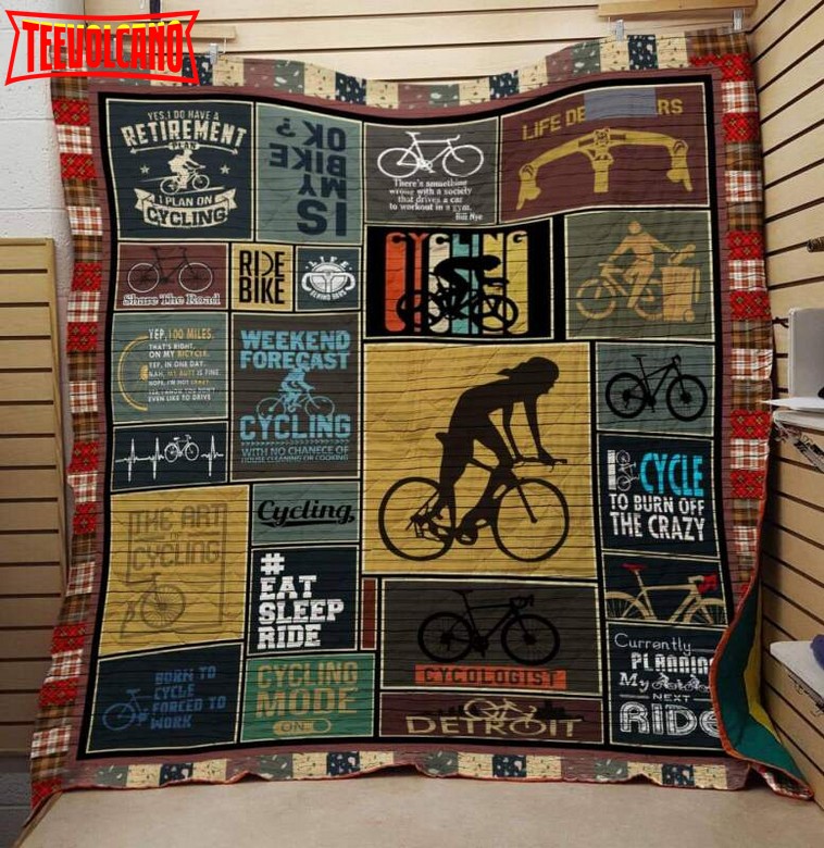 Bicycle To Burn The Crazy 3D Customized Quilt Blanket