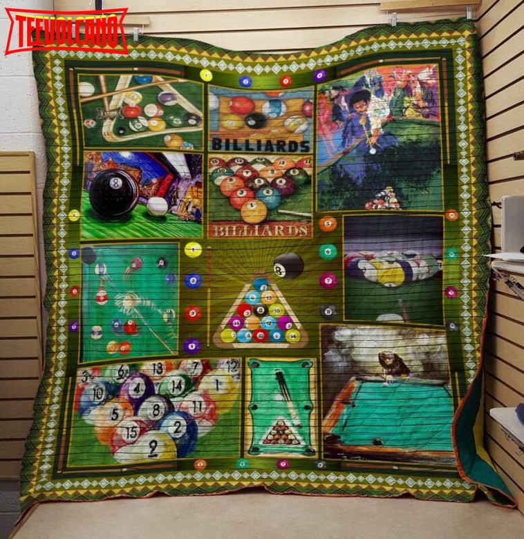 Billard Lover 3D Quilt Blanket