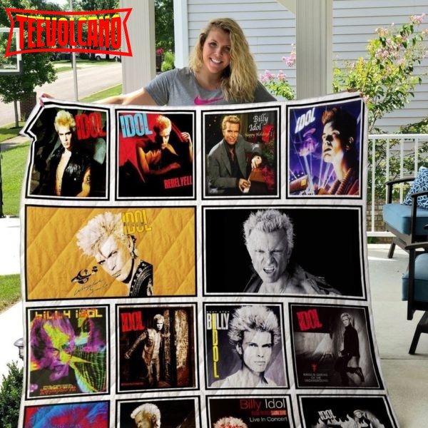 Billy Idol 3D Customized Quilt Blanket