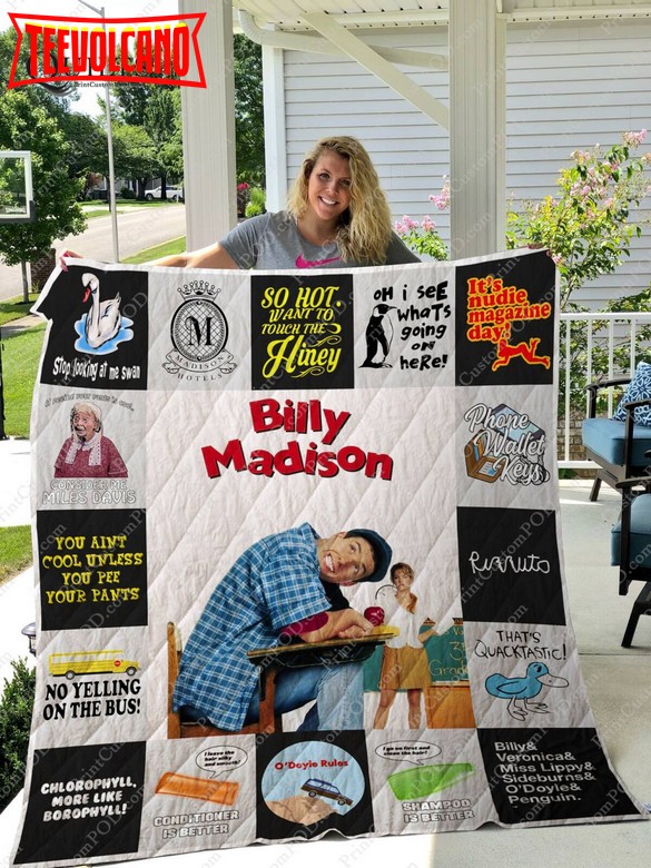 Billy Madison 3D Customized Quilt Blanket