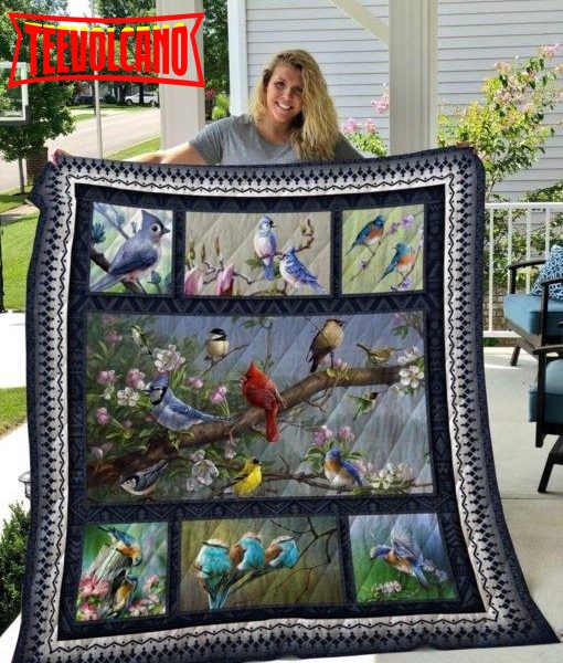 Birds 3D Customized Quilt Blanket