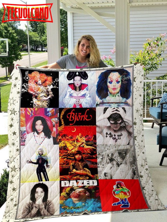 Bjork Album Quilt Blanket