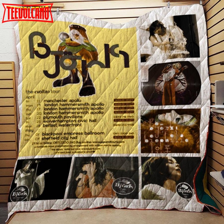 Bjork Live Album Quilt Blanket