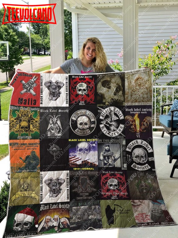 Black Label Society Albums For Fans Version 3D Quilt Blanket