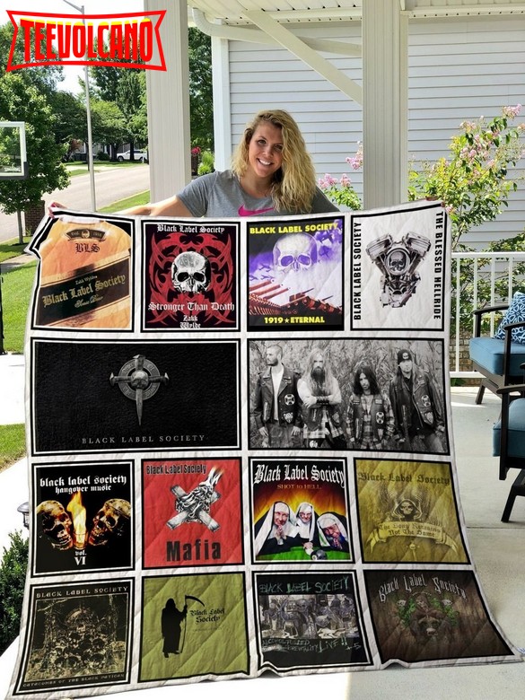 Black Label Society Quilt Blanket