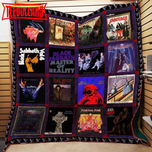 Black Sabbath 3D Customized Quilt Blanket