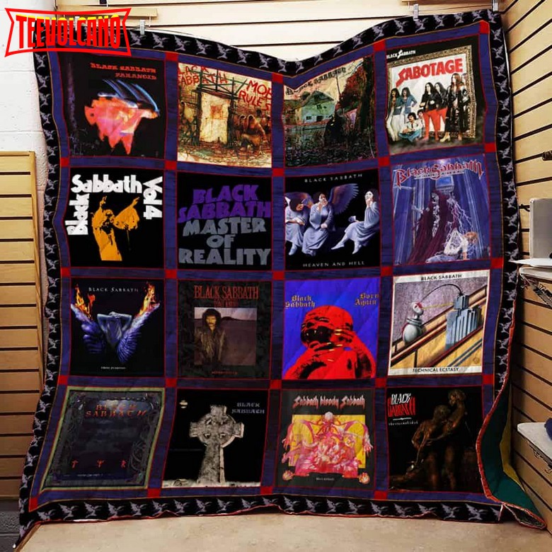 Black Sabbath Album 3D Customized Quilt Blanket