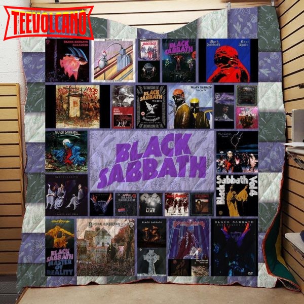 Black Sabbath Album Collections 3D Customized Quilt Blanket