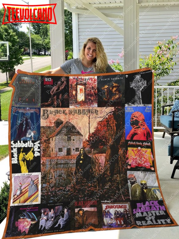 Black Sabbath Albums For Fans Version 3D Quilt Blanket