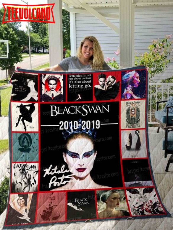 Black Swan 3D Quilt Blanket