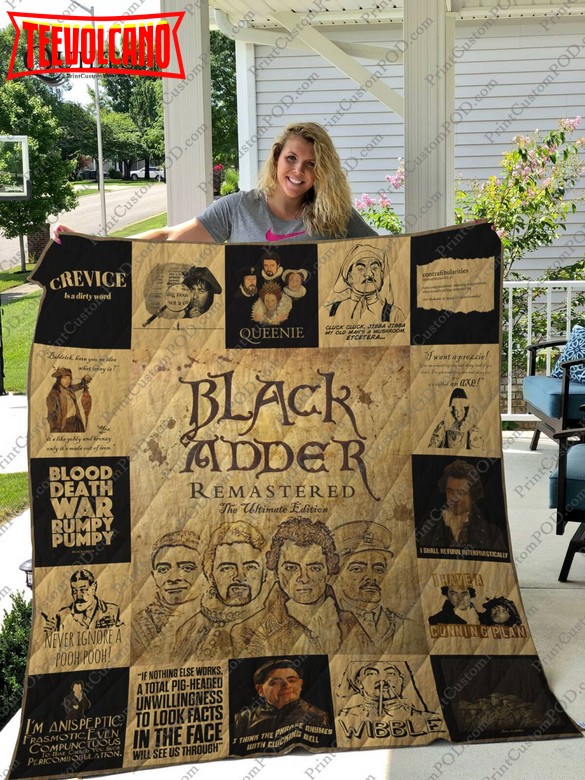 Blackadder 3D Customized Quilt Blanket