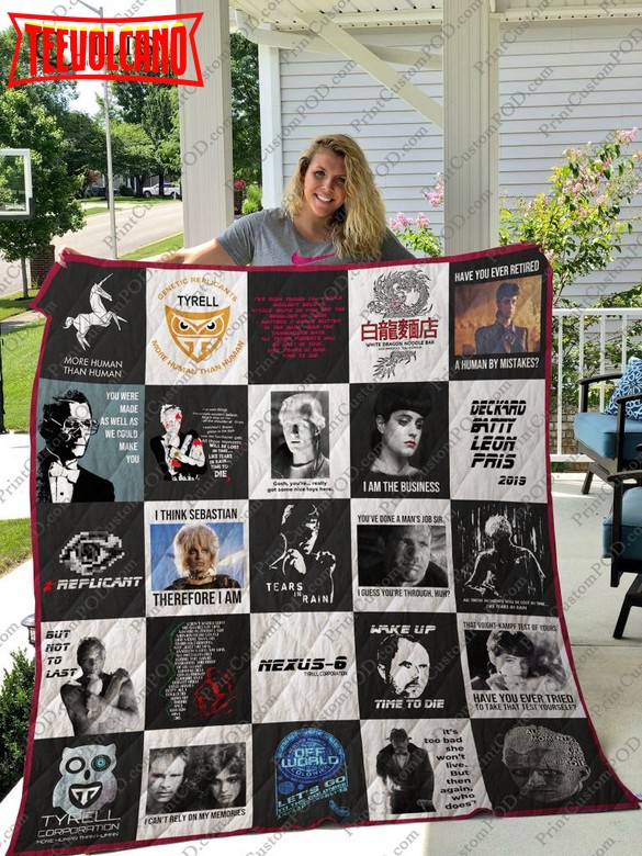 Blade Runner Tshirt For Fans 3D Quilt Blanket