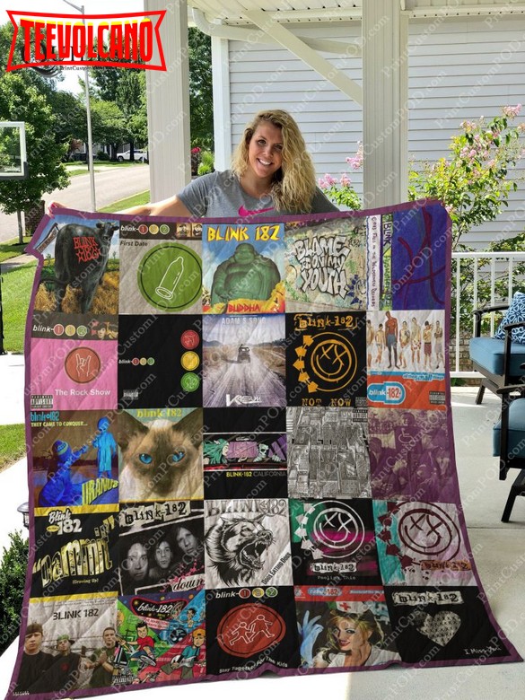 Blink182 Albums For Fans Version 3D Quilt Blanket