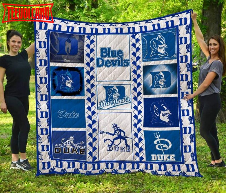 Blue Devils 3D Customized Quilt Blanket