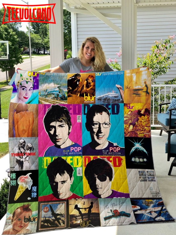 Blur 3D Customized Quilt Blanket