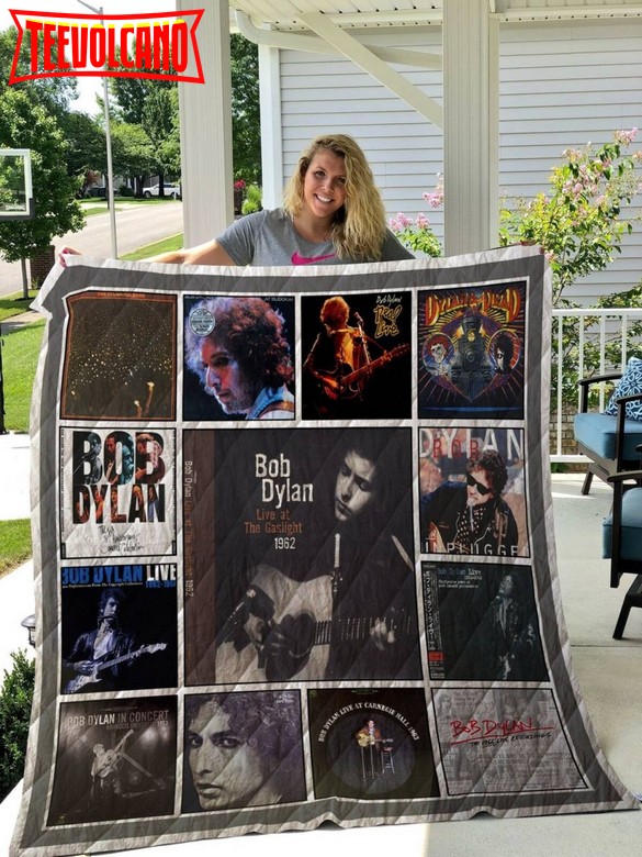 Bob Dylan Live Albums Quilt Blanket