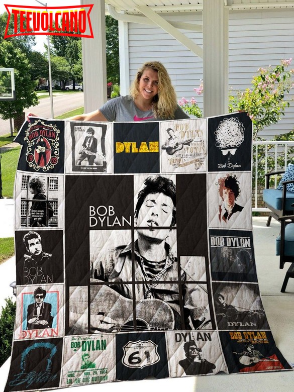 Bob Dylan Tshirt 3D Quilt Blanket