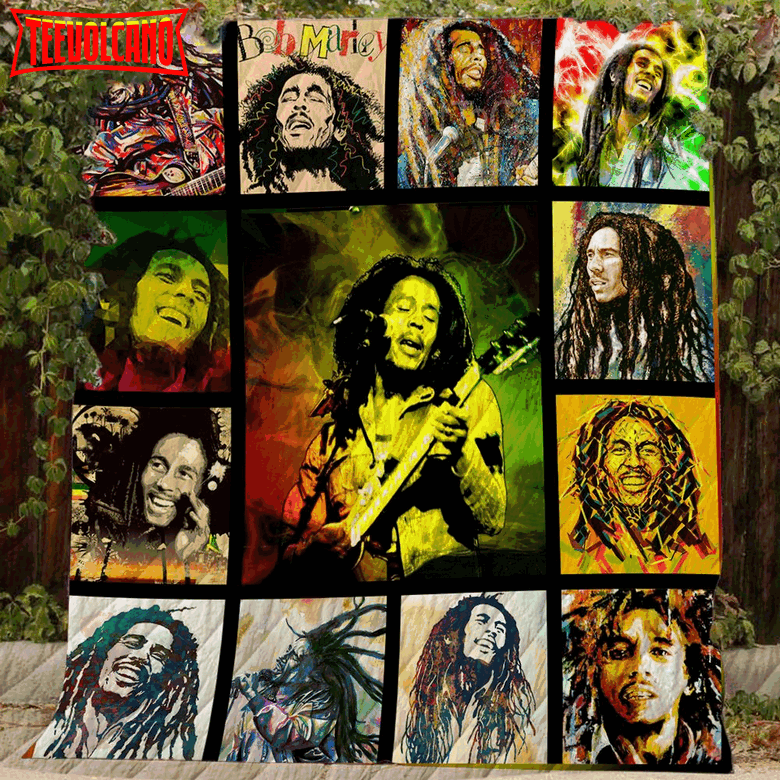 Bob Marley Customize Quilt Blanket