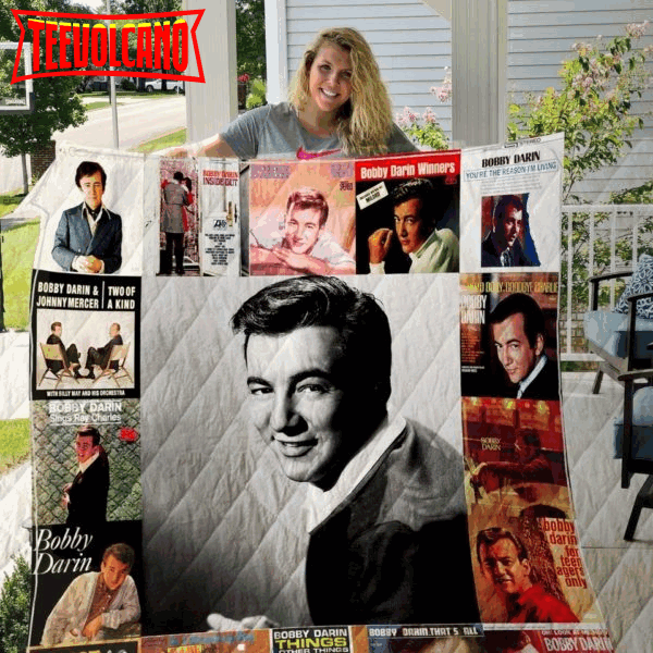 Bobby Darin Style 3D Customized Quilt Blanket