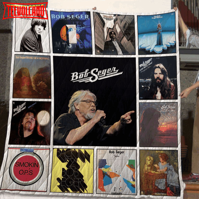 Bobseger Studio Album Quilt Blanket