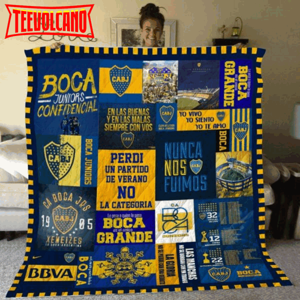 Boca Junior Bji 3D Customized Quilt Blanket