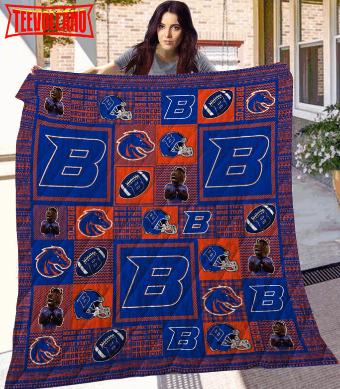 Boise State Broncos 3D Customized Quilt Blanket