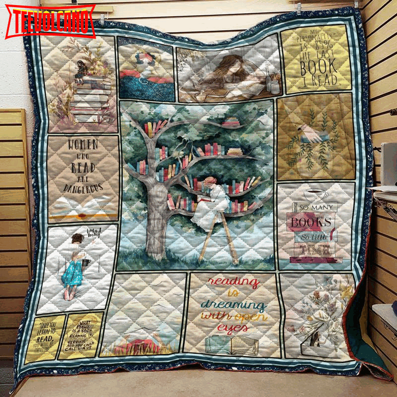 Book Dangerous 3D Customized Quilt Blanket