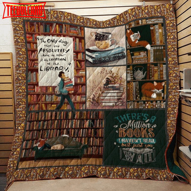 Book Million 3D Customized Quilt Blanket