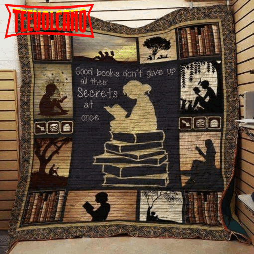 Book Secrets 3D Customized Quilt Blanket