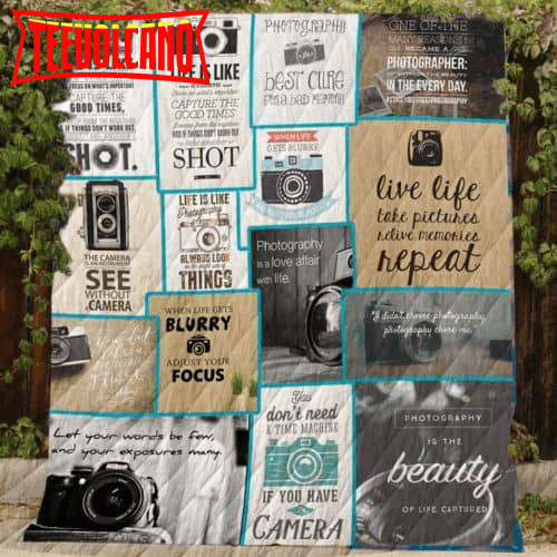 Born To Shoot Customize Quilt Blanket