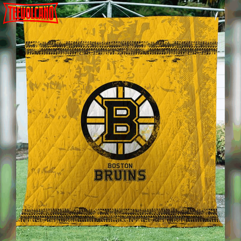 Boston Bruins 3D Customized Quilt Blanket