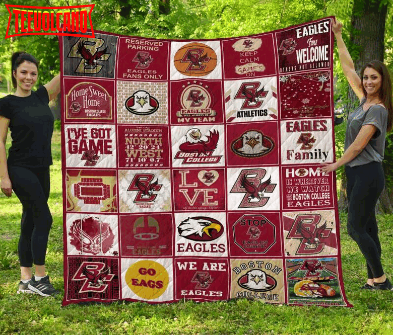 Boston College Eagles 3D Customized Quilt Blanket