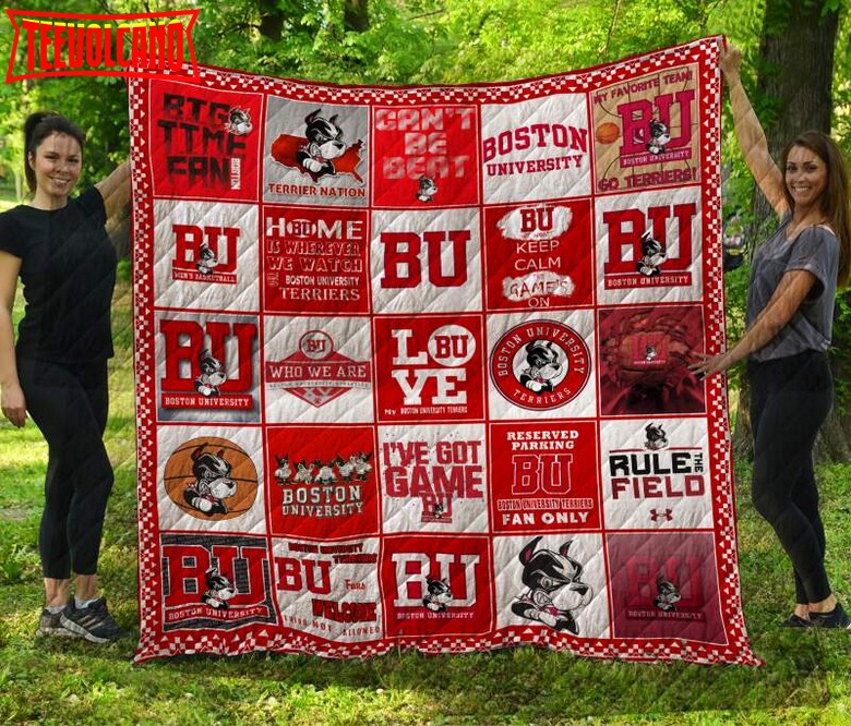 Boston University Terriers 3D Customized Quilt Blanket