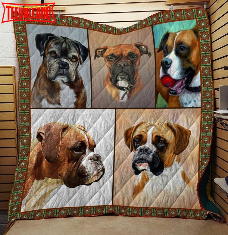 Boxer Dog Blanketcustomize Quilt Blanket