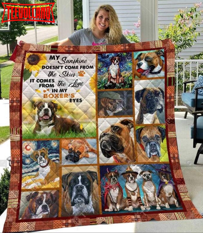 Boxer My Sun Come From My Boxer 3D Quilt Blanket