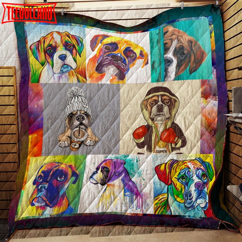 Boxer Quilt Blanket