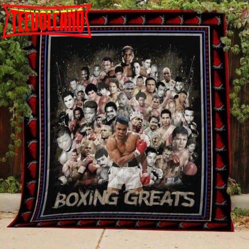 Boxing Greats 3D Customized Quilt Blanket