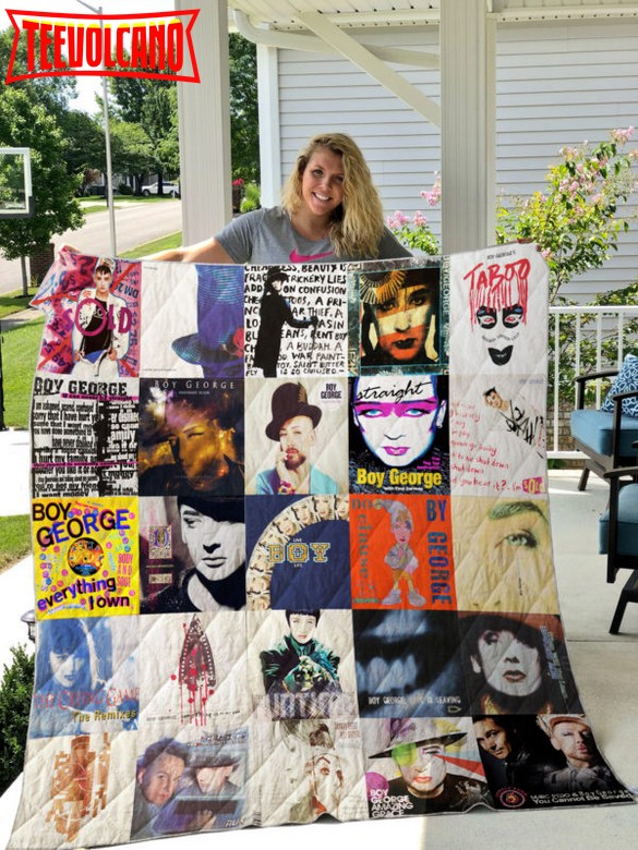 Boy George 3D Customized Quilt Blanket