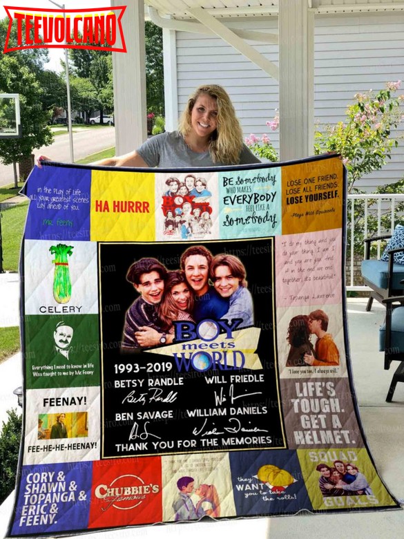 Boy Meets World 3D Quilt Blanket